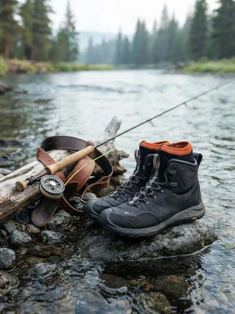 Simms Intruder Vibram Wading Boots size 10